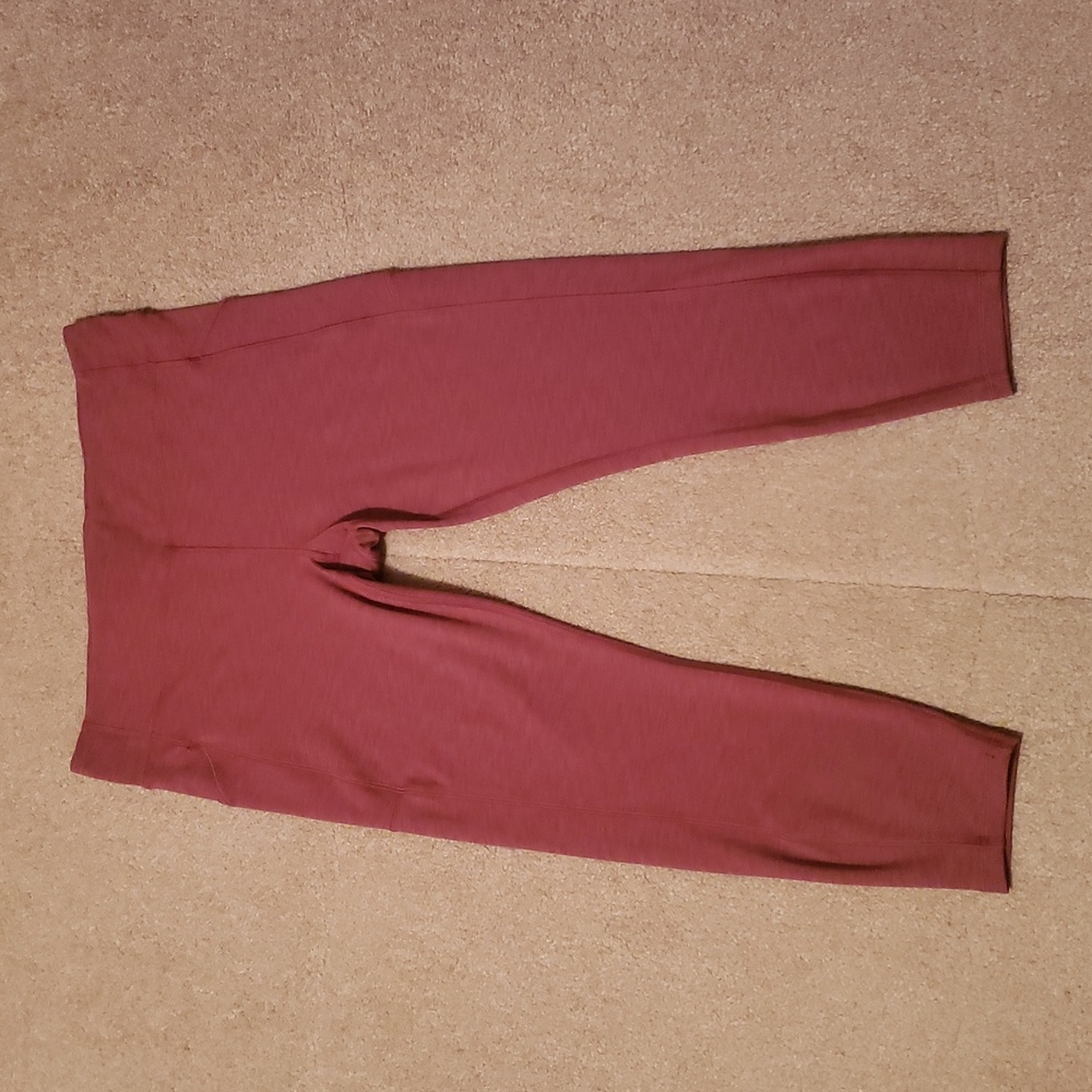Lululemon Invigorate High-Rise Heathered Mulled Wine Tights